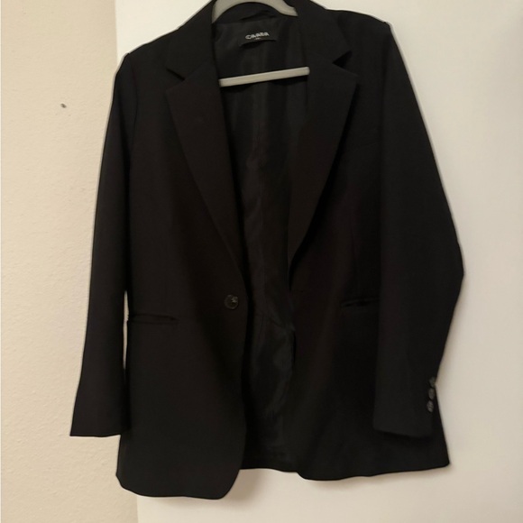 Few Moda Caara Larsen Oversized Blazer in Black - Picture 3 of 4